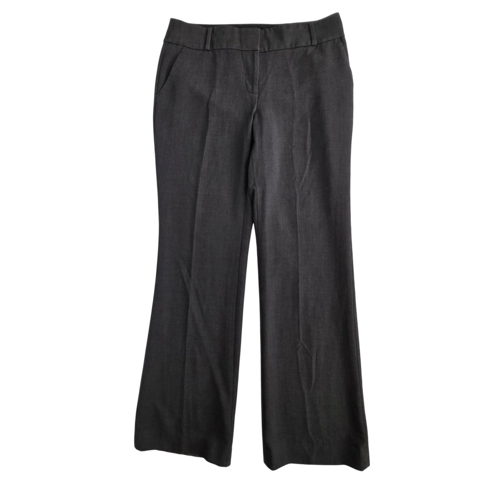 Ann Taylor LOFT Julie Boot Cut Dress Pants Charcoal Gray Size 10 Professional